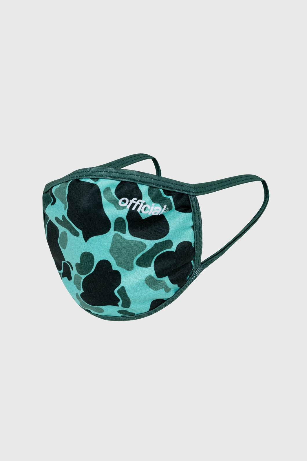 Official Face Mask Green Cammo