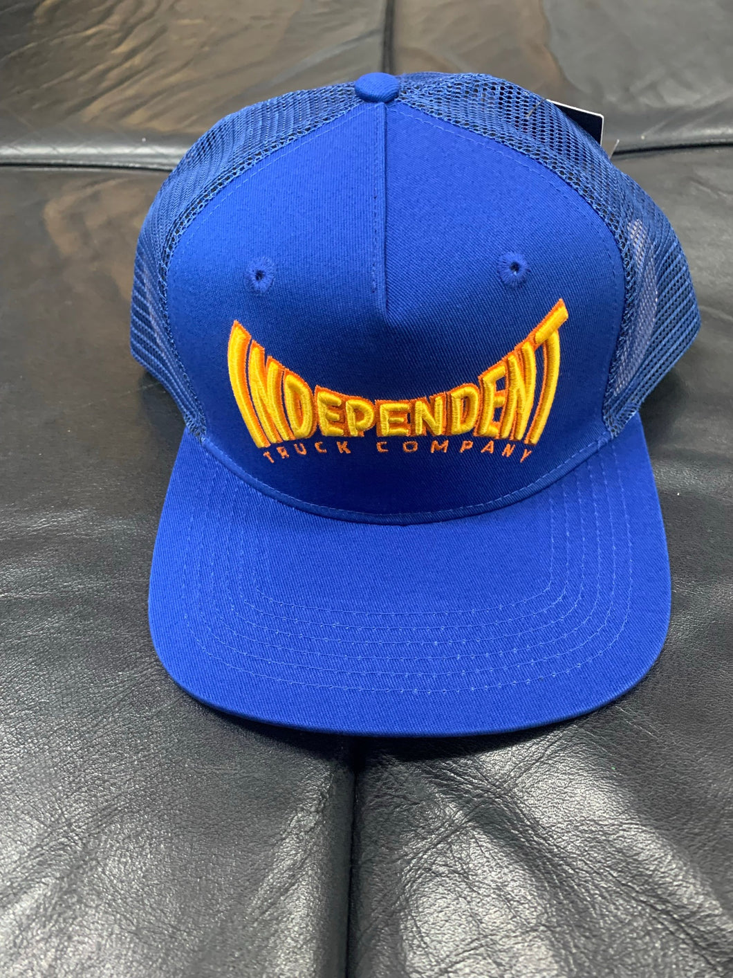 Independent Spanning Trucker Cap Blue